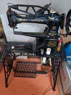 Singer schoenmakersnaaimachine met Onderstel, Antiek en Kunst, Antiek | Naaimachines, Ophalen
