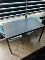 Eettafel + 4 stoelen, Ophalen, Gebruikt, 50 tot 100 cm, Vijf personen of meer