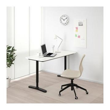 Ikea Bureau Bekant 160x80 hoogte verstelbaar - afbeelding 2