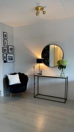 Marmeren sidetable, Huis en Inrichting, Tafels | Sidetables, Ophalen, Gebruikt, 100 tot 150 cm, 25 tot 50 cm