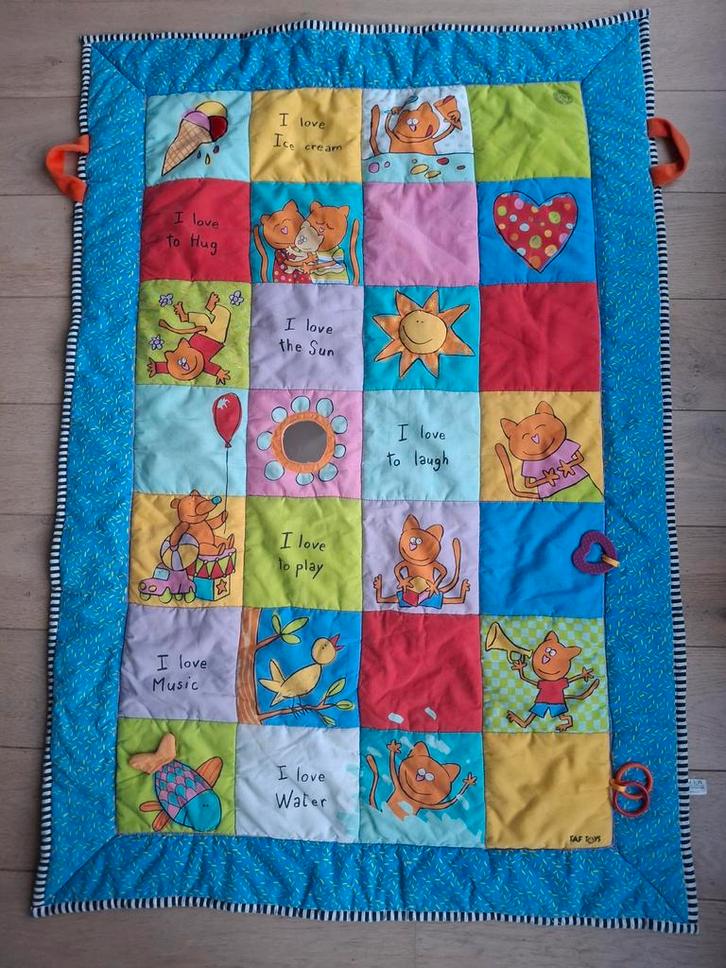 Leuk speelkleed baby 100x150cm met activiteiten, Kinderen en Baby's, Speelgoed | Speelkleden, Zo goed als nieuw, Ophalen of Verzenden