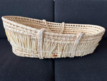 Te koop: Nieuwe Moses/Mozes mand Raffia van Childhome. beschikbaar voor biedingen