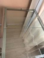 IKEA GLIVARP Uitschuifbare Eettafel Glazen, Ophalen, 100 tot 150 cm, 50 tot 100 cm, Zo goed als nieuw