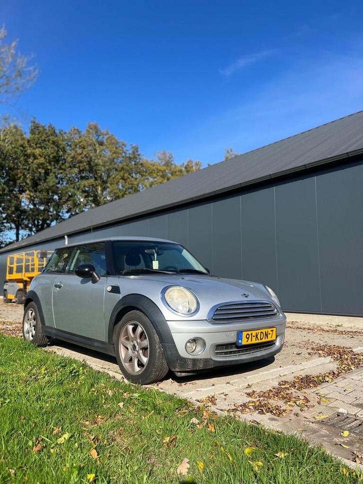 Mini 1.4 16V ONE 2008 Grijs, Auto's, Mini, Bedrijf, Te koop, Cooper, ABS, Airbags, Airconditioning, Alarm, Centrale vergrendeling