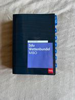 Sdu Wettenbundel MBO, Boeken, Ophalen of Verzenden, Zo goed als nieuw