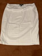 Witte rok, knielengte, maat 38, gevoerd, Maat 38/40 (M), Wit, Nieuw, Ophalen of Verzenden