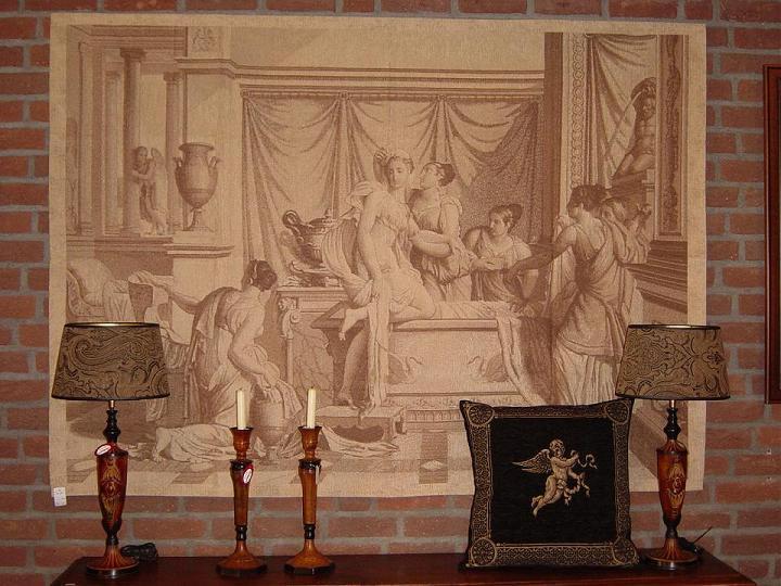 WANDKLEED TAPIJT - BADENDE VROUWEN * gobelin 200x140, Huis en Inrichting, Stoffering | Tapijten en Kleden, Nieuw, 100 tot 150 cm