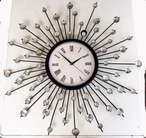 Wandklok, Huis en Inrichting, Woonaccessoires | Klokken, Gebruikt, Wandklok, Analoog, Ophalen of Verzenden