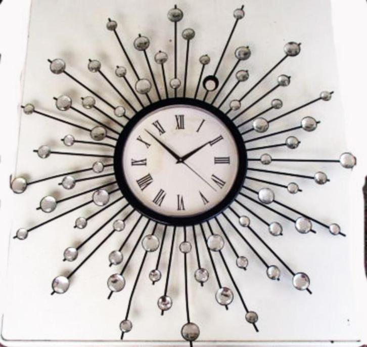Wandklok, Huis en Inrichting, Woonaccessoires | Klokken, Gebruikt, Wandklok, Analoog, Ophalen of Verzenden