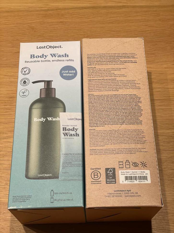 LastObject Body Wash - Vulling + Fles, Sieraden, Tassen en Uiterlijk, Uiterlijk | Lichaamsverzorging, Nieuw, Bad & Douche, Ophalen of Verzenden