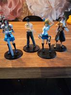 Fairy Tail Figuren Set - Natsu, Lucy, Erza, Gray, Ophalen of Verzenden, Zo goed als nieuw