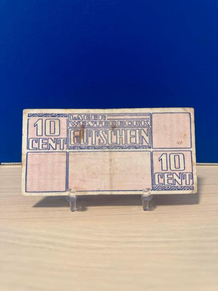 Westerbork Kampgeld 10 Cent, Verzamelen, Militaria | Tweede Wereldoorlog, Nederland, Ophalen of Verzenden