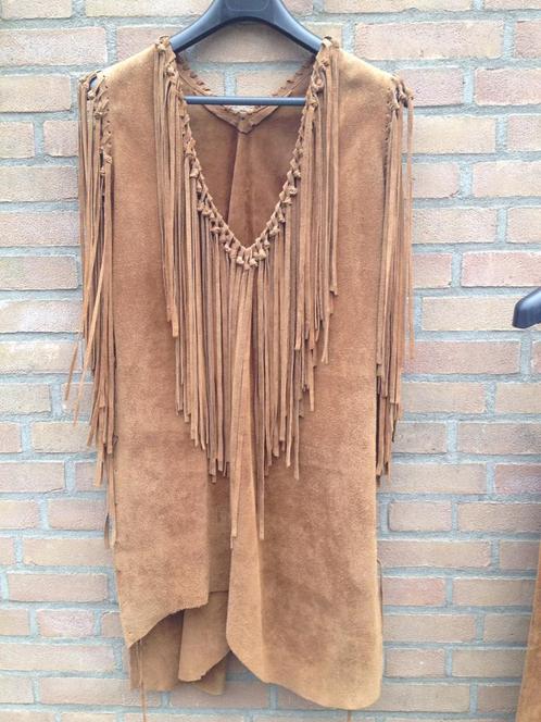 Suede western / Indianen set maat 38 t/m 42, Kleding | Dames, Gelegenheidskleding, Zo goed als nieuw, Overige typen, Maat 38/40 (M)