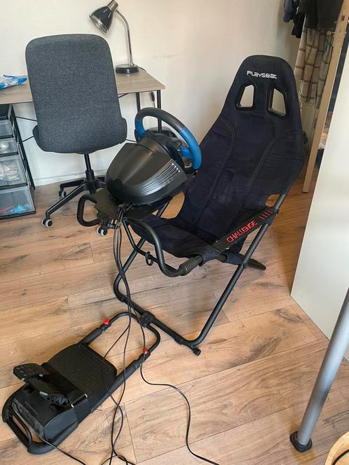 Playseat Challenge, met Thrustmaster T150, Spelcomputers en Games, Spelcomputers | Sony PlayStation Consoles | Accessoires, Zo goed als nieuw