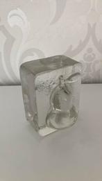Vintage - design glazen presse papier decoratie peer, Ophalen of Verzenden