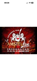 de vrienden van amstel live 2 tickets zondag 18 januari, Twee personen, Januari, Levenslied