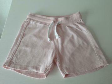 Hema Pastel Roze Korte Jogging Broek Short Maat 92