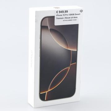 iPhone 16 Pro 128GB Desert Titanium | Nieuw uit doos beschikbaar voor biedingen
