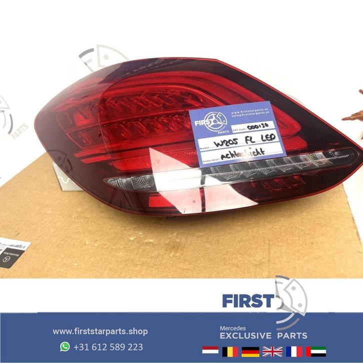 W205 FACELIFT VOL LED achterlicht LINKS Mercedes C Klasse 20, Auto-onderdelen, Verlichting, Mercedes-Benz, Gebruikt, Ophalen of Verzenden