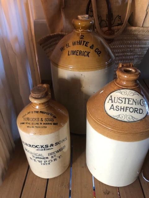 Antieke Engelse steengoedkruiken, Antiek en Kunst, Antiek | Keramiek en Aardewerk, Ophalen