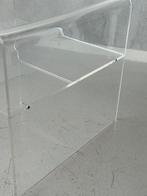 Vintage bijzettafel plexiglas side table jaren 80 tafel, Niet bekend, Ophalen, Niet bekend, Niet bekend