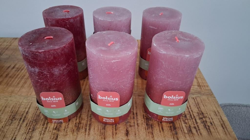 Bolsius Special Rustics kaarsen € 3 per stuk, Overige materialen, Nieuw, Ophalen of Verzenden, Minder dan 25 cm