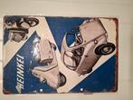 Heinkel Scooter en Auto bord blik, Verzamelen, Ophalen of Verzenden, Nieuw, Reclamebord
