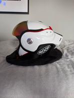 Roof Boxer Carbon White RO9, Motoren, Kleding | Motorhelmen, Overige merken, M, Systeemhelm, Ophalen of Verzenden