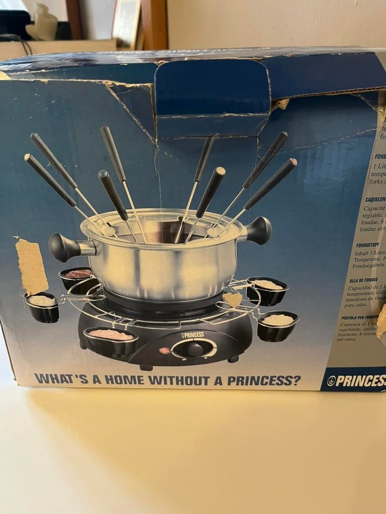 Fondue pan, Ophalen of Verzenden, Zo goed als nieuw, Elektrisch, Fonduepan