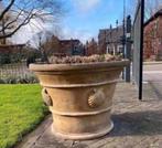 Grote bloembak XL zware dikke bloempot met schelpen 75cm, 40 cm of meer, Rond, Nieuw, Ophalen of Verzenden