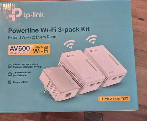 Wifi versterker TP-Link TL-WPA4220T KIT, Computers en Software, Netwerk switches, Zo goed als nieuw, Ophalen