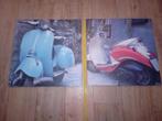 2x canvasdoek tuindecoratie wanddecoratie wanddoek 50cm
5 eu, Ophalen of Verzenden