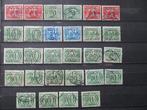Nederland  356 - 369 gest  2X  Traliezegels 1940  A3, Postzegels en Munten, Postzegels | Nederland, Ophalen of Verzenden, T/m 1940