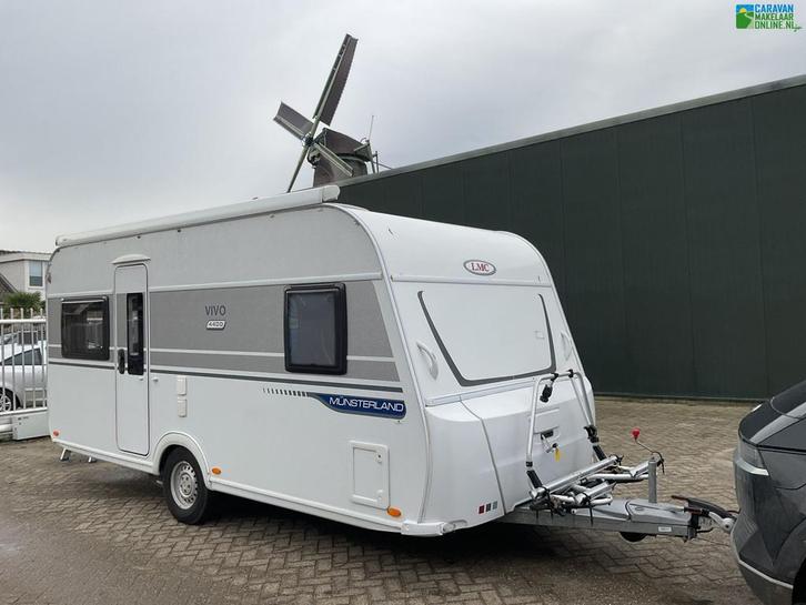 LMC Vivo 440 D Mover Luifel Fietsdrager AIRCO Voortent, Caravans en Kamperen, Caravans, Bedrijf, tot en met 4, 1000 - 1250 kg