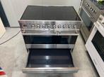 Prachtige boretti inductie 90 cm breed, 60 cm of meer, Grill, Ophalen of Verzenden, Zo goed als nieuw