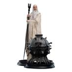 LOTR Statue 1/6 Saruman and the Fire of Orthanc Exclusive, Verzamelen, Lord of the Rings, Nieuw, Beeldje of Buste, Verzenden