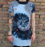 Zwart -wit- grijs spiral tie dye jurk met paddenstoel maat S, Kleding | Dames, Zwart, Nieuw, Ophalen of Verzenden, Spiral Creaties