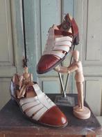 Vintage damesschoenen met houten mallen , Alberto, leder, Ophalen of Verzenden