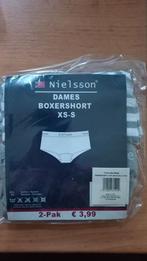 Nieuw boxershorts grijs/ wit  maat xs-s, Ophalen of Verzenden, Grijs