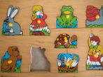 Houten Noppenpuzzel, puzzel met noppen dieren, Gebruikt, Ophalen of Verzenden, Van hout, Minder dan 10 stukjes