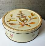 flora danica vintage rond koekjesblik uit de jaren 50, Verzamelen, Ophalen of Verzenden, Gebruikt, Overige