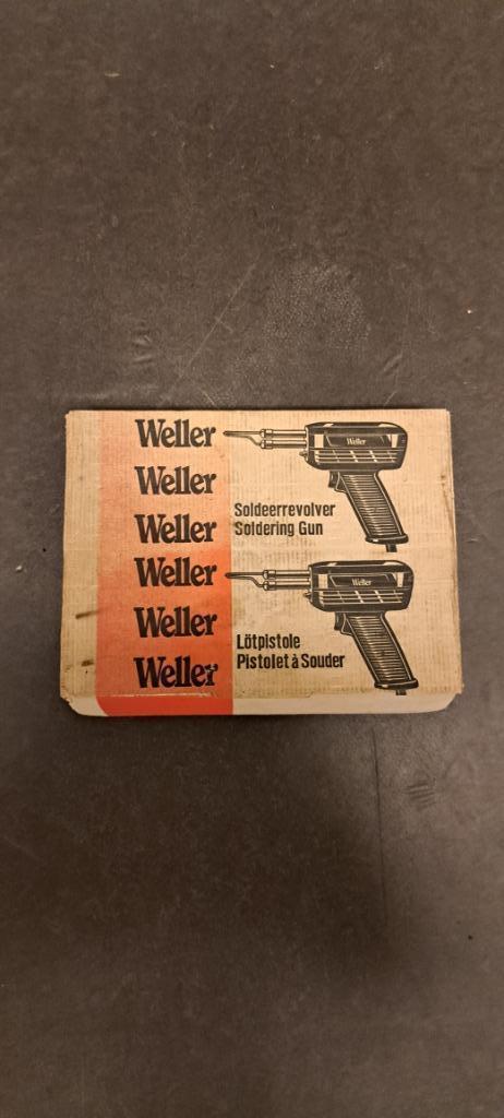 Weller vintage soldeerpistool met accessoires – in doos, Doe-het-zelf en Verbouw, Gereedschap | Lasapparaten, Zo goed als nieuw