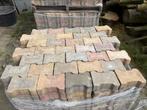 H-klinkers bont +/- 82 m2, Tuin en Terras, Ophalen, Gebruikt, Klinkers, 10 m² of meer