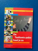 Taaltoets-pabo haal je zo - Hans de Weerdt, Boeken, Ophalen of Verzenden, Alpha, Zo goed als nieuw, HBO