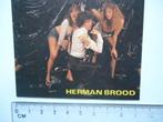 sticker oud HERMAN BROOD joepie pop art popmuziek retro, Verzamelen, Stickers, Verzenden, Zo goed als nieuw, Bedrijf of Vereniging