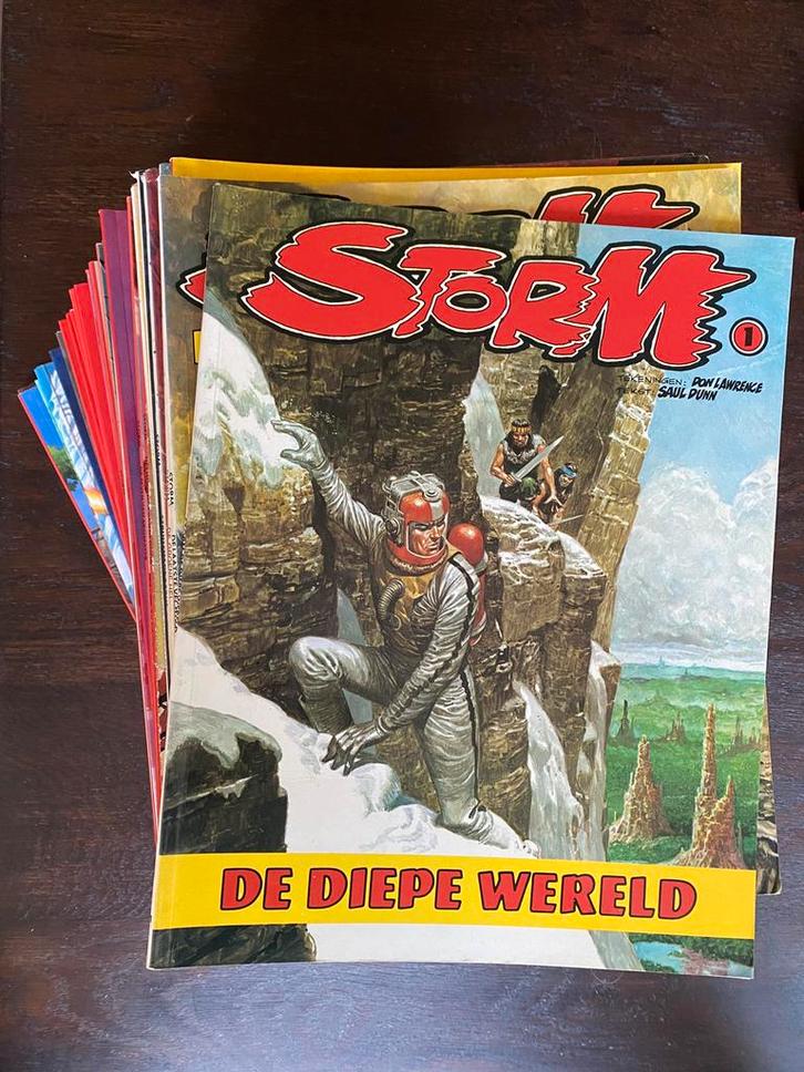 Storm 1-35, Roodhaar 1-7, Tussentijd 1-4, Comm Grek, Fan, 30, Boeken, Strips | Comics, Zo goed als nieuw, Complete serie of reeks