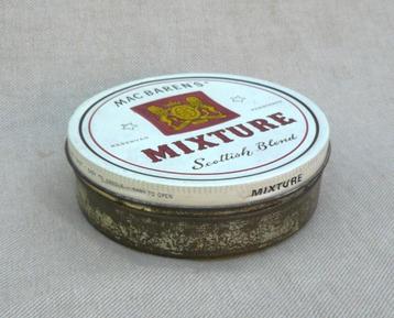 blik (leeg!) Mac Baren s Mixture Scottish blend pijptabak beschikbaar voor biedingen