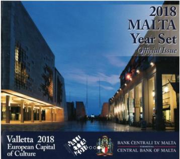 Malta Jaarset 2018 "Road to Valetta" € 17,75 beschikbaar voor biedingen