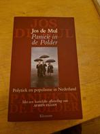 J. de Mul - Paniek in de polder, Boeken, Sociale wetenschap, Ophalen of Verzenden, Zo goed als nieuw, J. de Mul