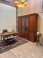 Vitrinekast notariskast engels bureau set, Antiek en Kunst, Ophalen